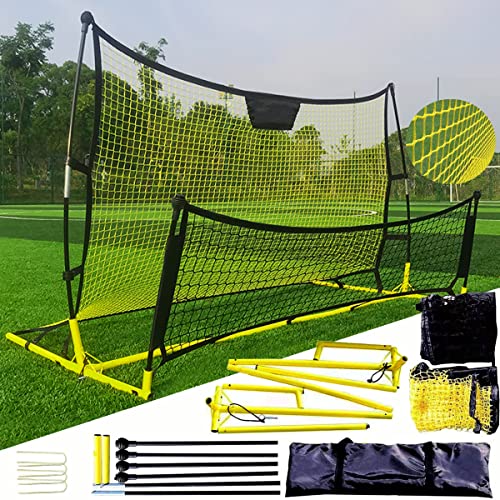 Portable Soccer Rebounder Net Large 2 in 1 Skills Rebounder Net Soccer