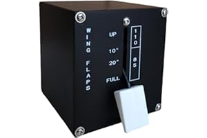 MEZA MOUNT Meza-Flaps for Flight Simulator game MSFS2020, X-Plane,FSX,Prepar3D for a Home Cockpit or Standalone use on a Desk