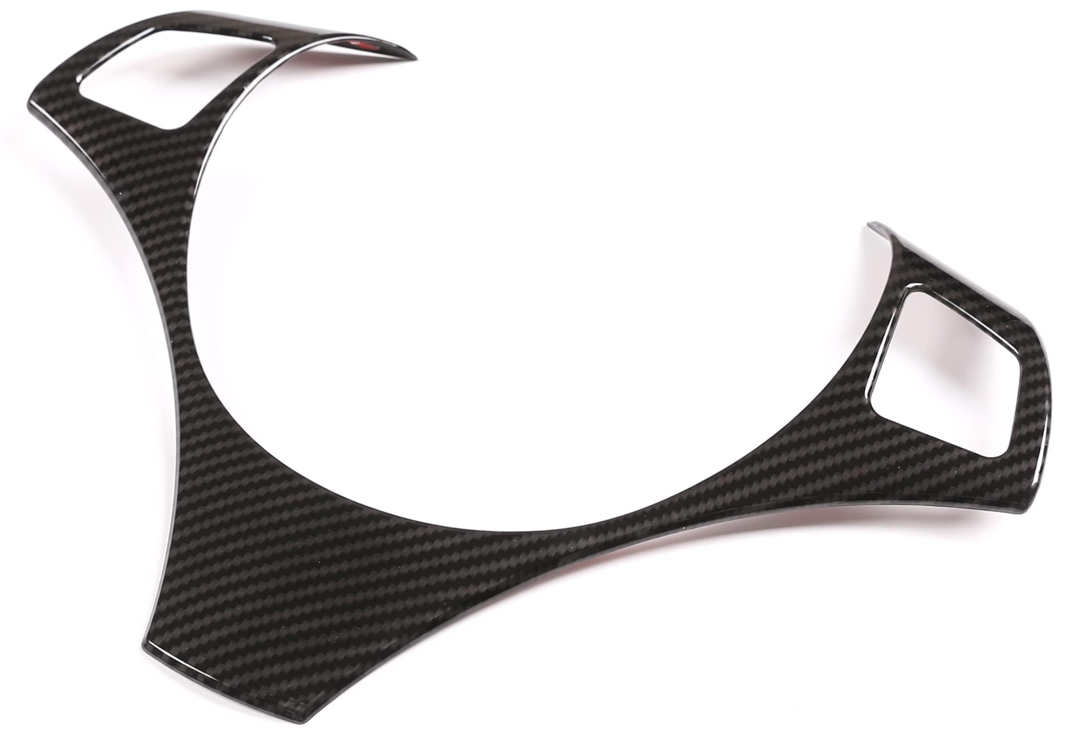 Photo 1 of CHEYA 4 Styles ABS Chrome For BMW E90 1 3 Series E82 E87 E90 E92 E93 320I 330I 325I 335D 335I 2005 2006 2007 2008 2009 2010 2011 2012 Car Steering Wheel Decoration Frame Trim Accessories, Carbon Fiber