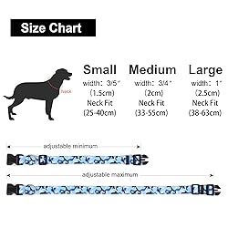 Suredoo Adjustable Dog Collar with Patterns, Ultra