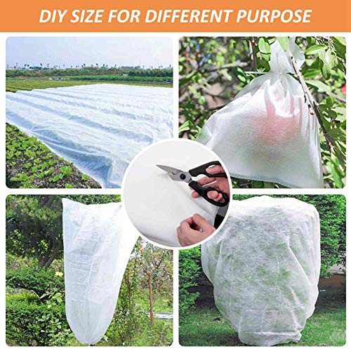 Alinnart Plant Covers Freeze Protection, 10FT×30FT Frost Cloth for