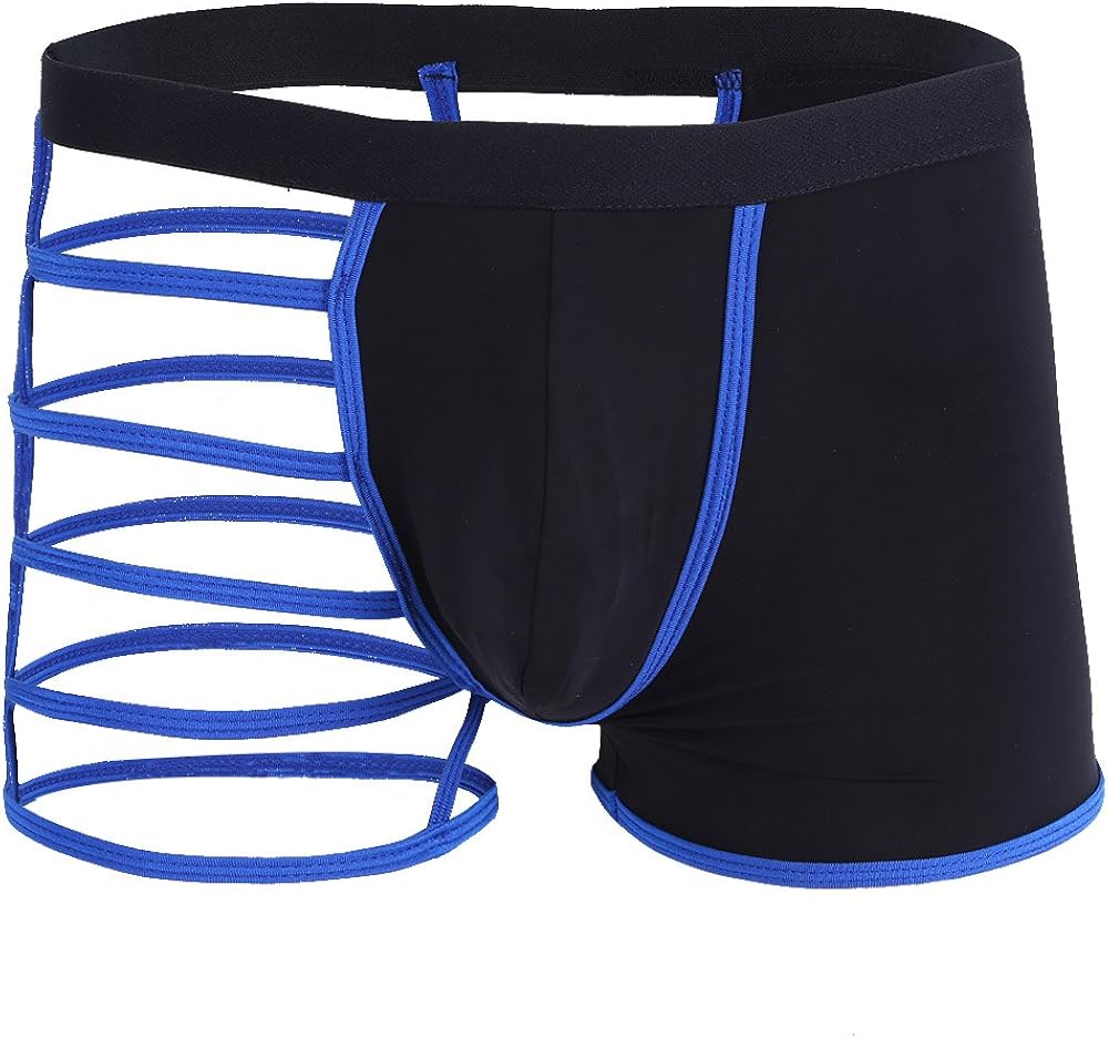 iEFiEL Männer Boxershorts Unterwäsche Herren Unterhosen Trunk Dessous Pants (Blau): Amazon.de ...