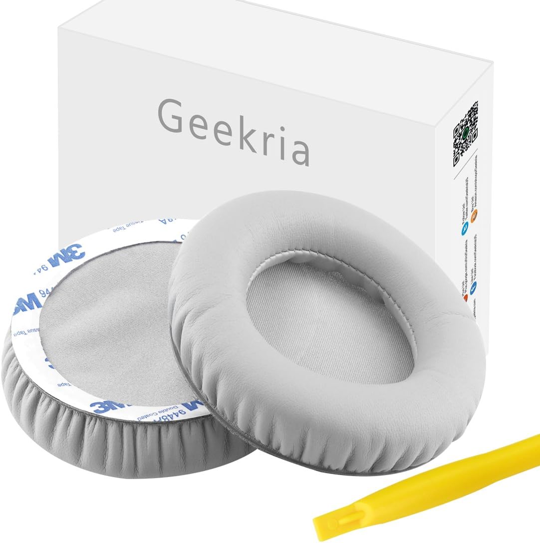 Geekria Replacement Ear Pads for SteelSeries Siberia V1, Siberia V2, Siberia V3 Prism Gaming Headphones Ear Cushions