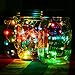 3 Pack Solar Mason Jar Lid Insert- YTE Color Changing LED Mason Jar Solar Fairy Light for Glass Mason Jars and Garden Decor, Solor Fairy String Light