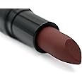 Pure Ziva Coffee Bean Deep Dark Brown Red Burgundy Lipstick Color Moisturizing Paraben Free, No Animal Testing & Cruelty Free Lip Makeup Color