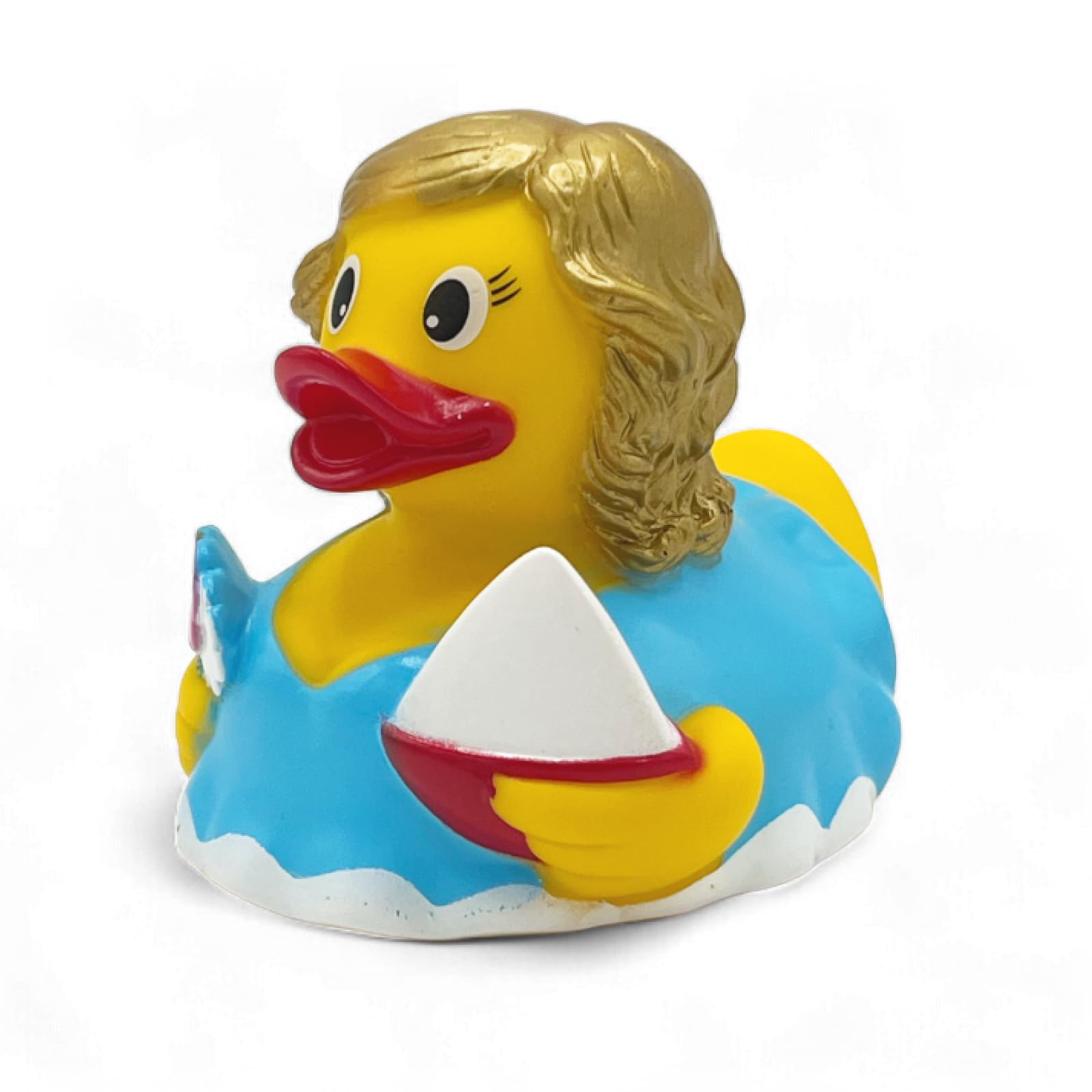 SUPERLOTTI Sonja See Squeaky Duck, an Original Bath Duck, Quality Brand for Children Only Real in the Apple Box!