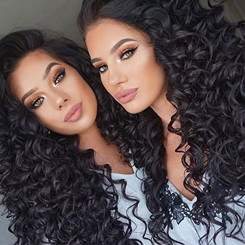 CY Hair Beauty Unprocesssed Natural Color Small Curl Lace Front Human Hair Wigs 10'-26 inch For Black Women (16 inch)