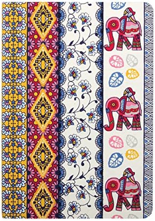 Amrita Sen Elephant with Multi-Stripe Handmade Embroidered Journal