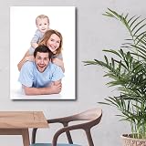 StickerdWall Personalised Canvas Photo Frame 31x21cm 12x8in A1 A4 view 5