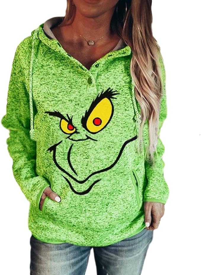 women's grinch jumper
