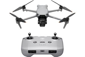 DJI Air 3S (RC-N3), Drone with Camera 4K, Dual-Camera Drone with 1" CMOS Wide-Angle Camera, 4K/60fps HDR Video & 14 Stops of Dynamic Range, 45-Min Max Flight Time, 20km Transmission Range