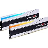 G.SKILL Trident Z5 Neo RGB Series DDR5 RAM (AMD EXPO) 96GB (2x48GB) Up to 6000MT/s* CL26-36-36-96 1.45V Desktop Computer Memory U-DIMM - Matte White (F5-6000J2636H48GX2-TZ5NRW)