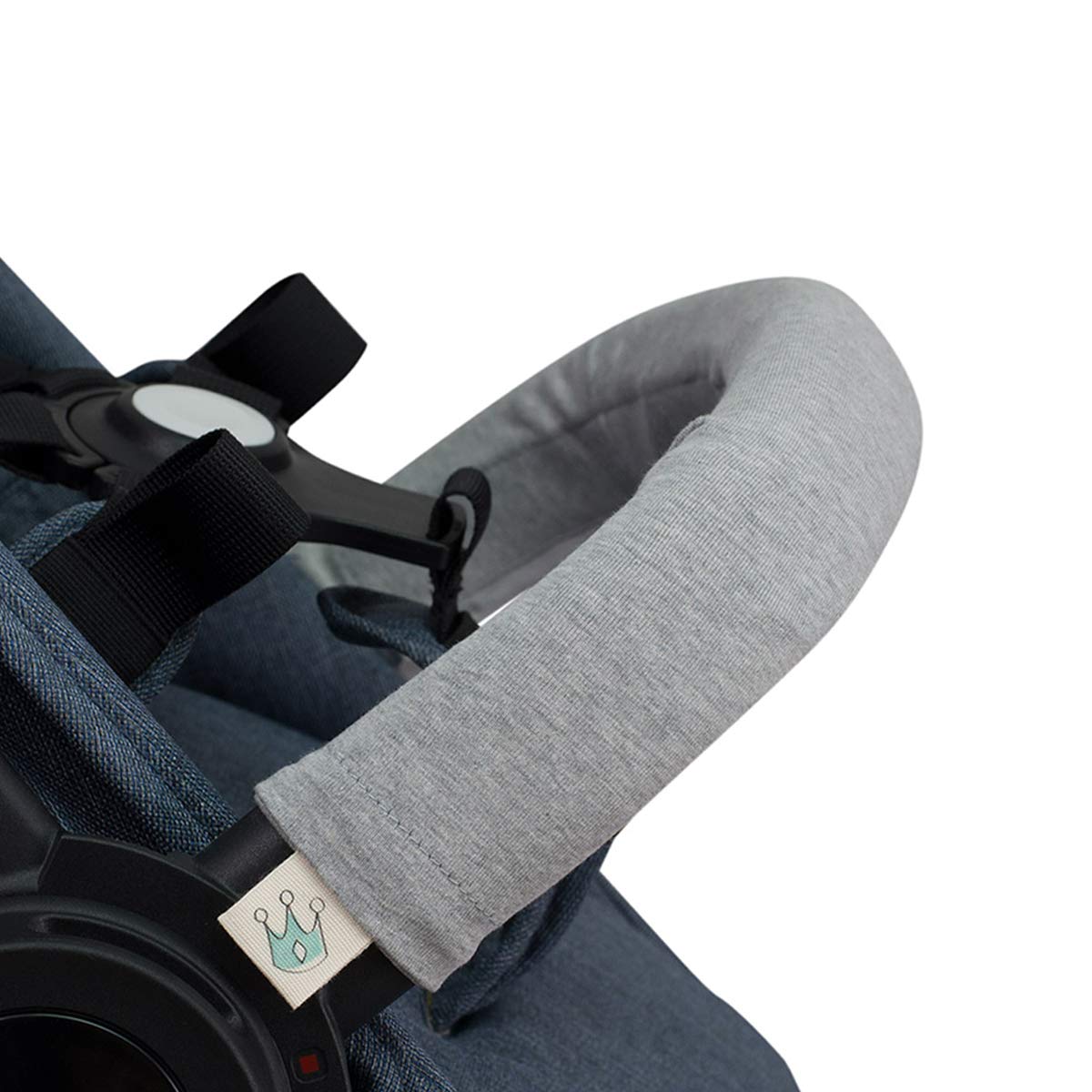 JYOKO Kids Covers Handle, Covers Railing for Stroller (Grey Stone, Individual) — image 1