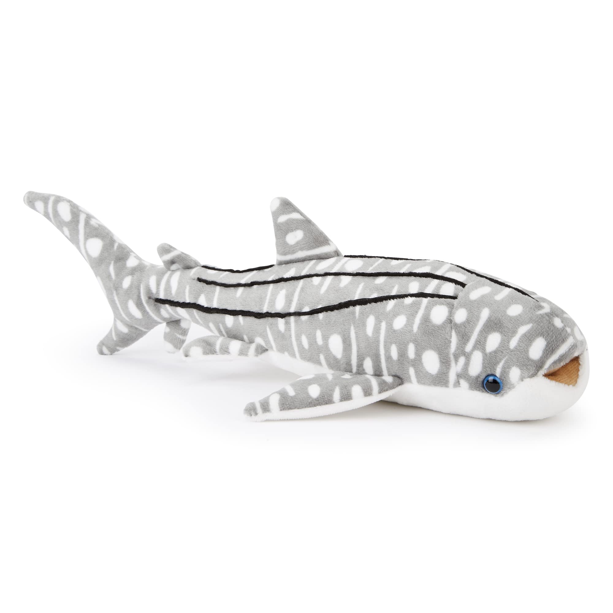 Zappi Co Plush Children's Stuffed Soft Cuddly Plush Toy-Part of Safari Animals Collection, Perfect for Kids (29cm Length) (Whale Shark)