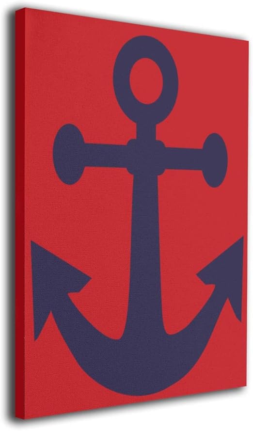 Amazon Com Wonder 4 Anchor Home Decor Canvas Wall Art Modern