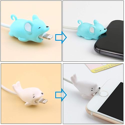 Cable Bites Animals Pack Data Cord Charger Charging Protector