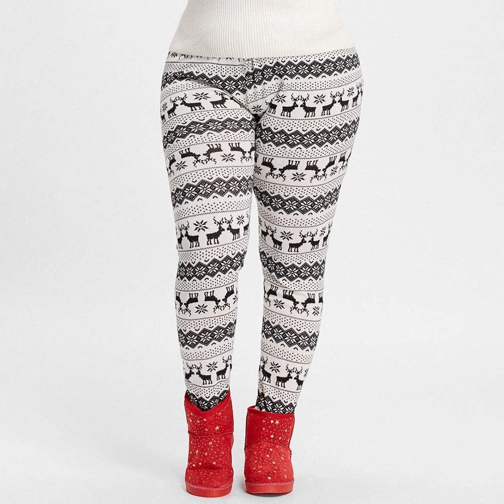 women's plus size christmas leggings