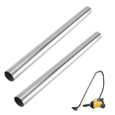 JEDELEOS Metal Extension Wand Hose Replacement for Eureka 3670M Canister Vacuum Models 3670M 3670 3680 3670G 3670H 3672 3673 3674 3682 Series (15.8inch, Pack of 2)