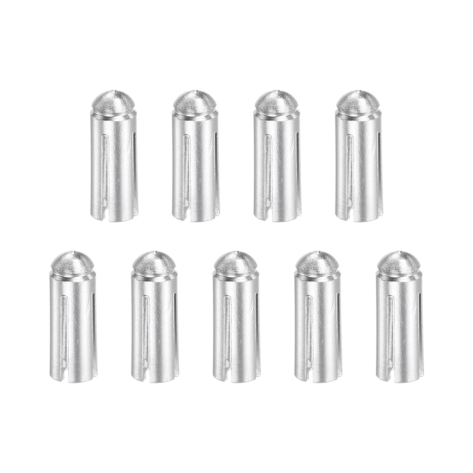 M METERXITY 9 Pack Dart Flight Protectors - Aluminum Dart Accessories, Apply to Darts Games/Party/Entertainment Silver Tone