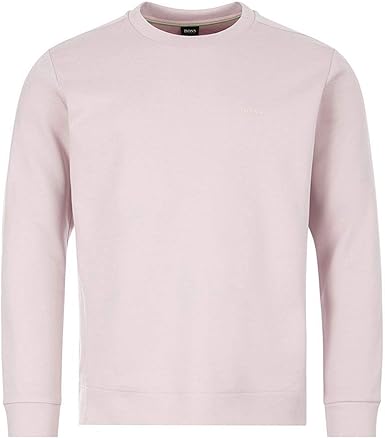 light pink crew neck sweatshirt