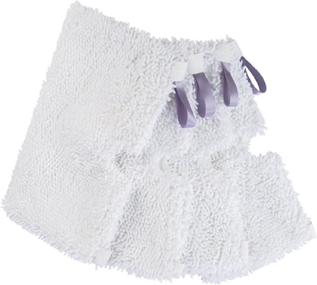 Green Label 4 Pack All Purpose Microfiber Steam Mop Pads for Shark Steam Cleaners (Compares to P119W, XT3601)