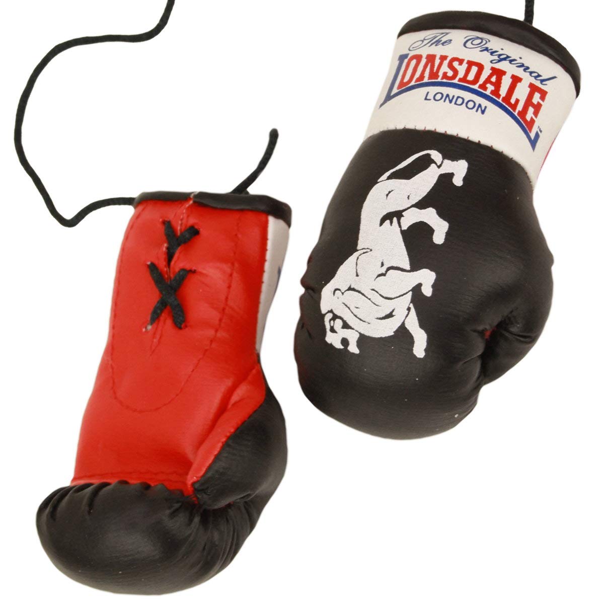 Lonsdale Adult (Unisex) Mini Boxing Gloves Promotional Items, Black, S EU