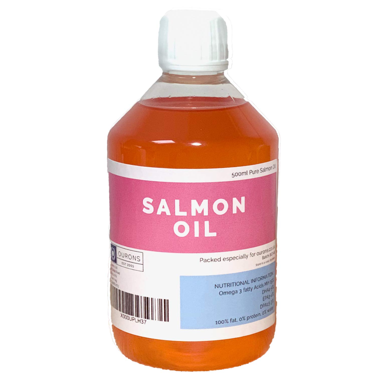 500ml Salmon Oil - 100% Pure Fish Oil For All Kinds of Baits