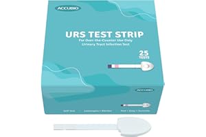 ACCUBIO UTI Test Strips, Urinary Tract Infection Testing Kit, Home Rapid Detection for Leukocytes and Nitrite, Highly Sensiti