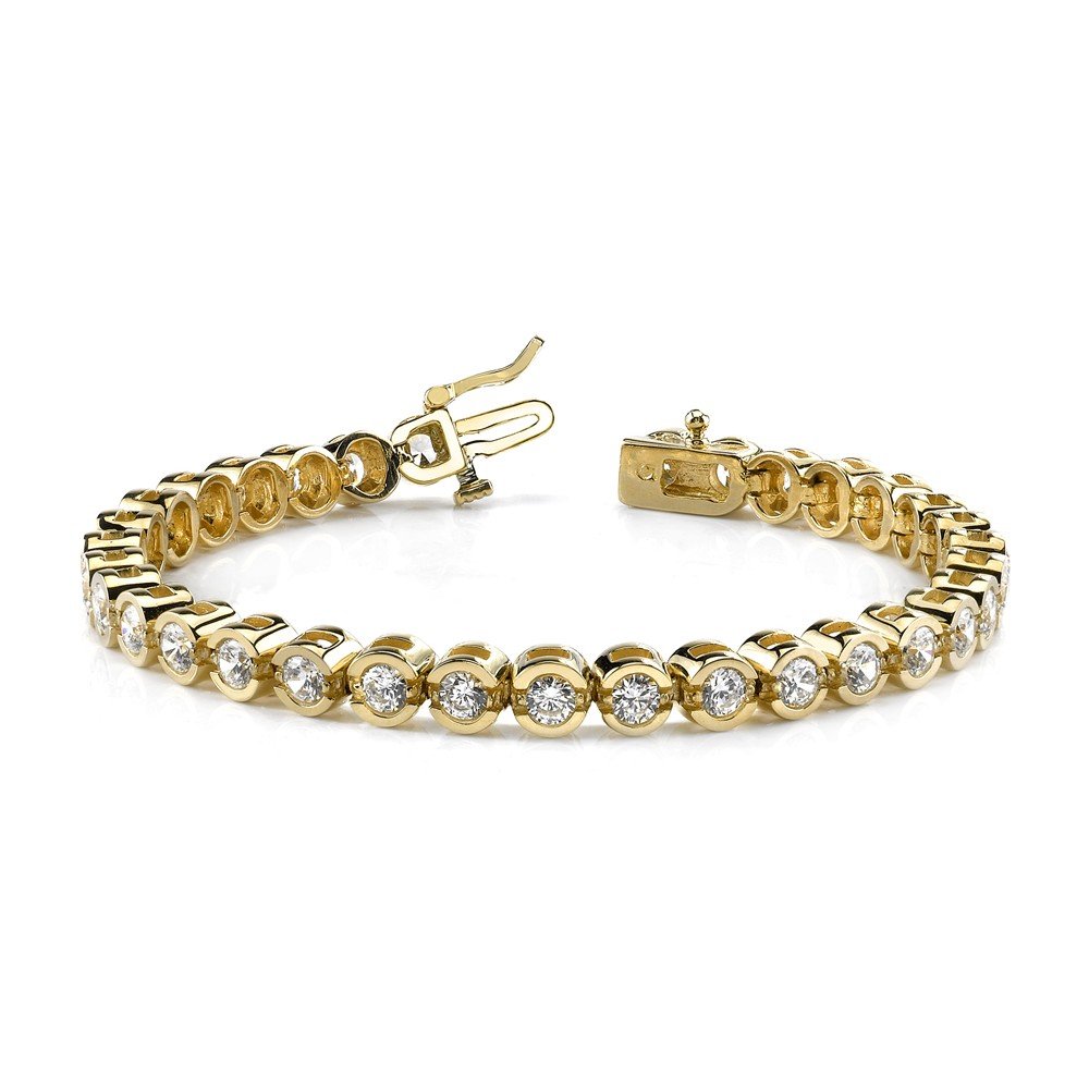 Jewelry Bracelet Mountings 14k fancy diamond bracelet mtg