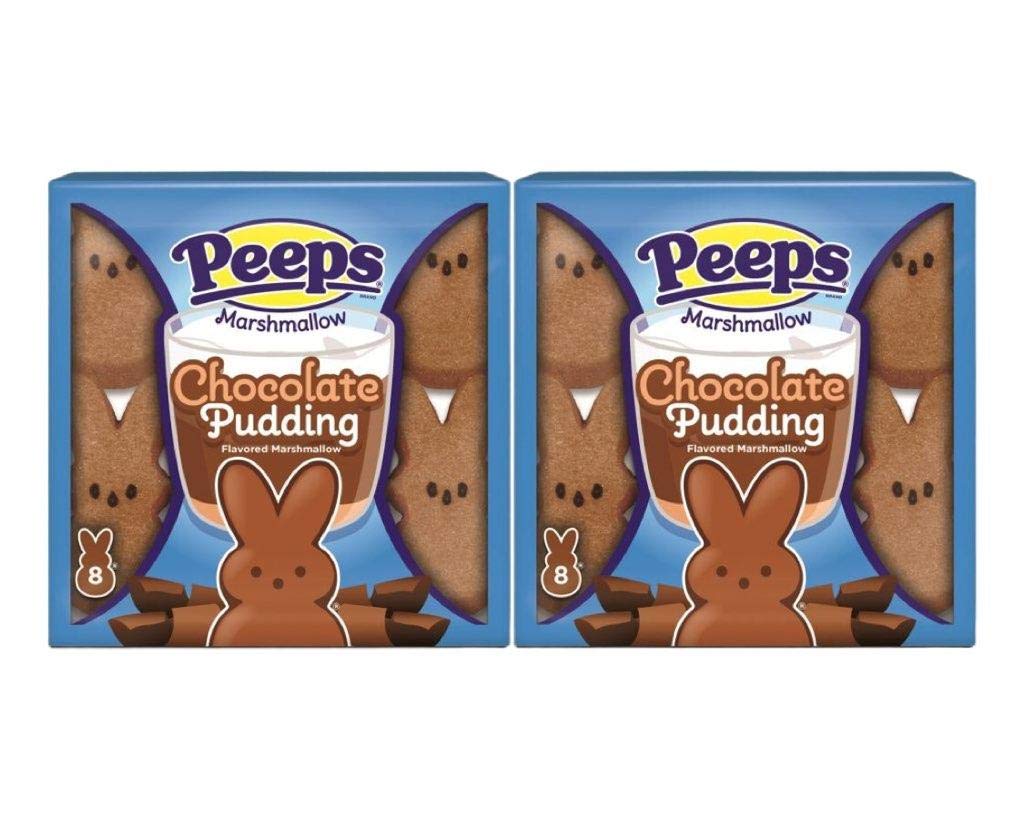 Peeps Marshmallow Chocolate Pudding Easter Candy Brown