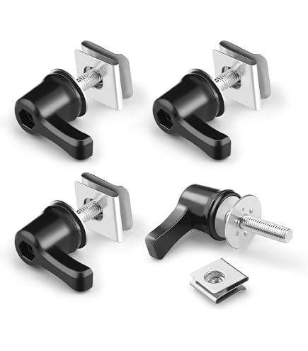 Kit De Verrous à Levier Pour Sacoches De Moto Harley-Davidson Touring - 4 Pièces Argentées - Compatible 1992-2023, Anti-vol