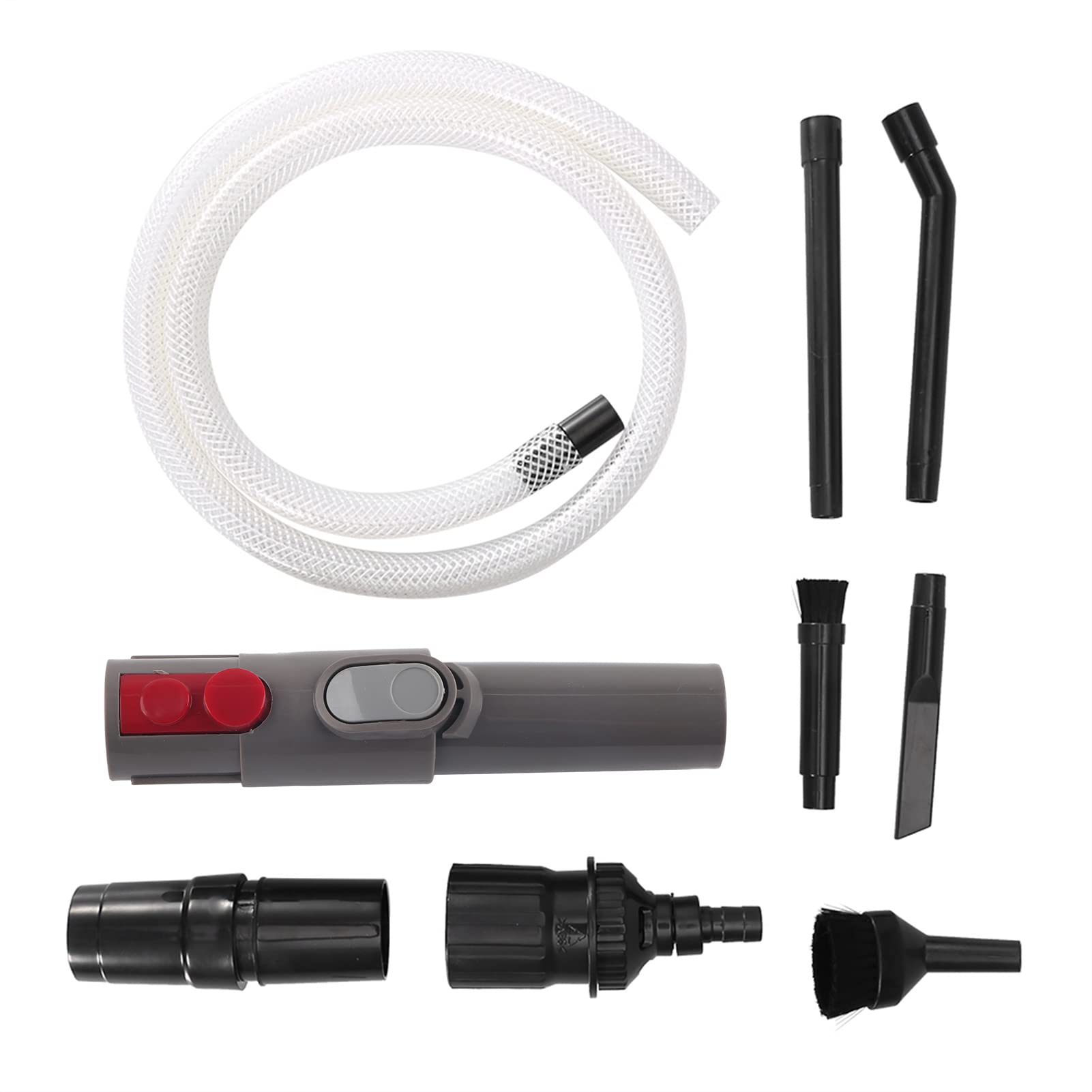 Photo 1 of Fdit Mini Micro Vacuum Cleaners Adapter Tool Universal Dusty Brush Vacuum Attachment Car Vehicle Cleaning Kit for 28mm or 35mm (Needs Adapter) Vacuum Cleaner (9 pcs/Set)