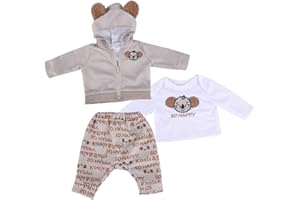 BABESIDE 3 PCS Reborn Baby Doll Clothes for 17- 20 Inch Koala Baby Dolls Clothes Outfits Accessories Newborn Girls & Boys