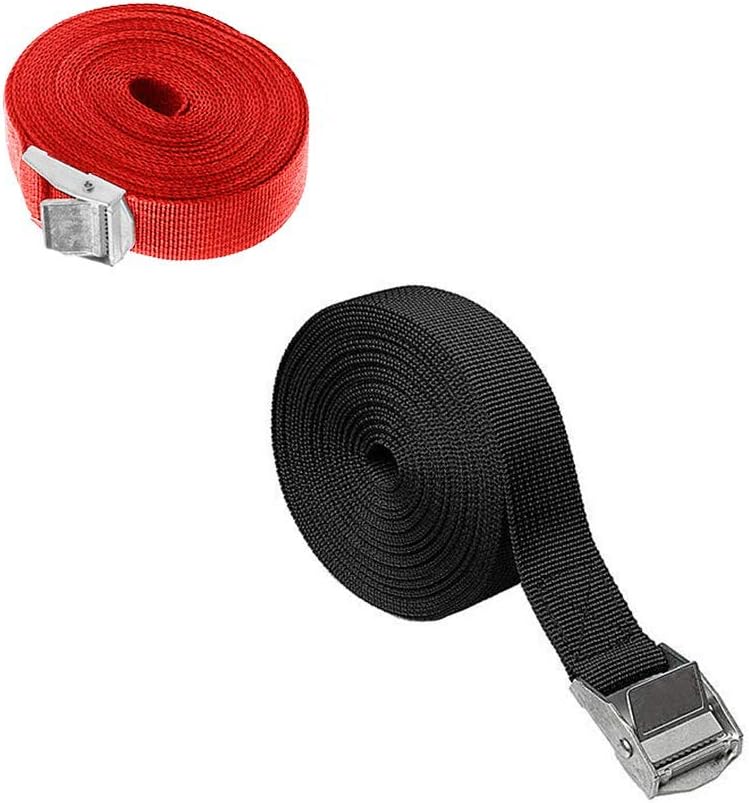 Kastwave Tie Down Straps, Adjustable Lashing Straps Ratchet Straps Heavy Duty Ratchet Tie Down Straps Cargo Straps With Cam Buckle Suitable For Carrying Various Cargo Or Luggage 5 Pack 16 Ft B09jc5pmt2 - View #7