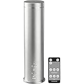WEKELL Waterless Essential Oil Diffuser Large Room Scent Diffuser for Home, Office, Hotel and Spas - Aromatherapy Diffuser Fragrance Oil Machine, Remote Control, Timer, Silver