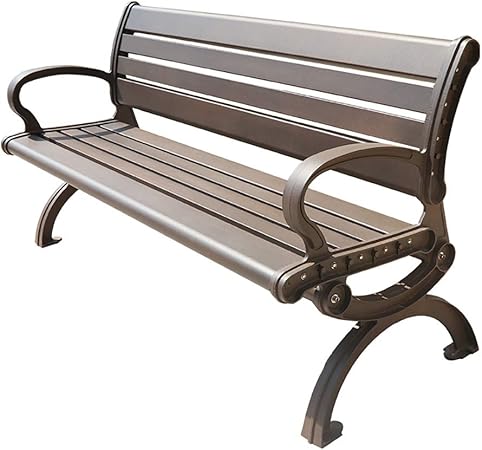 HOUSEHOLD Banco de Ocio para jardín, Banco de terraza con Respaldo y