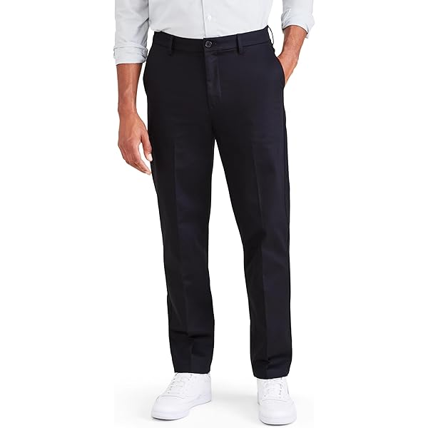 Palm Beach Men's Sam Flat Front Solid Dress Pants, Black, 36W Regular at  Amazon Men's Clothing store