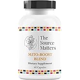 The Source Matters Mito-Boost Blend Dietary Supplement | Cellular Energy and Anti-Aging, Nutrient Daily Support with Antioxidants, Detox Pathway Management, Immune System Maintenance (60 Capsules)