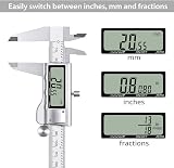 Proster 150mm Digital Vernier Caliper Kit with Feeler Gauge and Case view 3