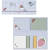 Kate Spade New York Padfolio with 7 Sticky Note Pads, Studying Essentials Set Includes Cute Sticky Notes with 75 Sheets Per Notepad