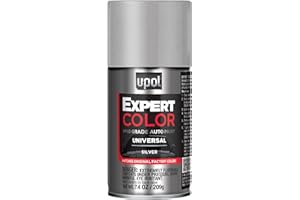 U-POL Expert Color Universal, Automotive Spray Paint, Professional Grade, Long-Lasting, Easy-To-Use, Silver