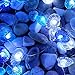 ArtJ4U 40 LED USB Plug-in Crystal Seashell Fishes String Lights 18.7 Ft Copper Wire Beach Theme Fairy Lights for Bedrooms and Various Decoration Projects (Cool White & Remote Control with Timer)