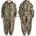 Amoper Ghillie Suit 3D Leafy Hunting Suits, Outdoor Hooded Camouflage Clothing for Man, Gilly Camo Suit with Jacket & Pants