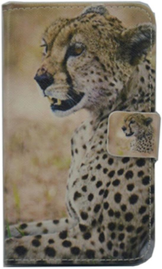HTC 10 Evo / HTC Desire Bolt case [with free stylus], luxury Wallet card holder Magnetic flip Leather case cover for HTC 10 Evo / HTC Desire Bolt (Leopard design)