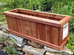Amazon.com : Pennington Solid Wood Cedar Outdoor Planter 