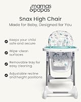 Mamas & Papas Snax Adjustable High Chair Happy Planet 6m+ view 4