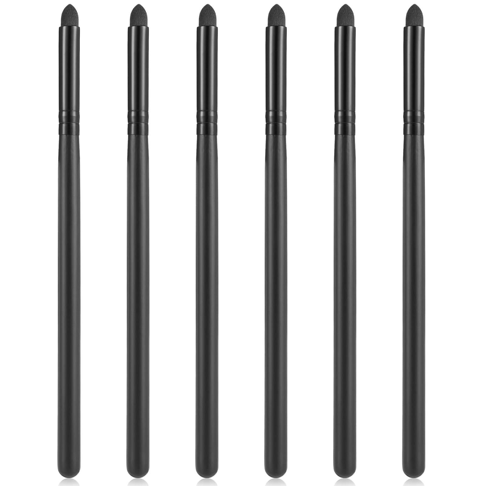 WLLHYF Eyeliner Smudge Brush Pencil Pointed Professional Applicator Blending Sponge Brush Stick for Eyeshadow Eyebrow Reusable Makeup Tool Pencil Brush Set