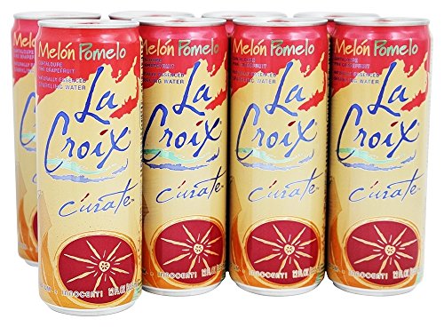 La Croix Curate Melon Pomelo (Cantaloupe Pink Grapefruit) 12 Oz Tall Can Sparkling Water (24 Pk)