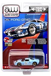 Auto World 1966 Ford GT40#1 Blue Limited Edition to