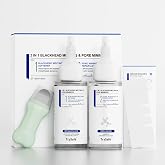 2 in 1 PDRN &amp; Calcium BlackHead Melting &amp; Pore Minimizer, 10.15 fl oz | 60 Skin Wrap Cotton Pads, Melts Sebum,Tightening Pores, Oil Control + Moisturizing | Hyaluronic, Salicylic acid, Korean Skincare